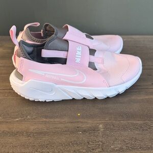 Nike Kids Pink and White Slip-On Sneakers